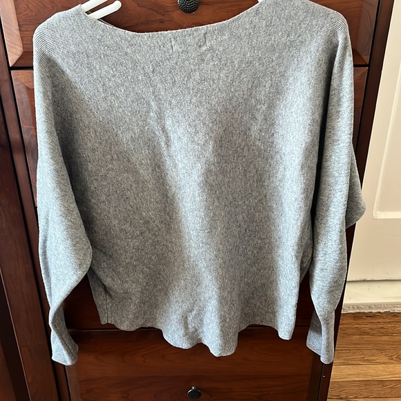 S Christina Cashmere Sweater, grey with rhinestones, size L/XL - Picture 2 of 6